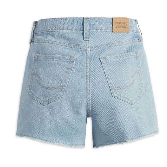 Girls Levi's High-Rise Cut-Off Denim Shorts Size 14 - Picture 3 of 3